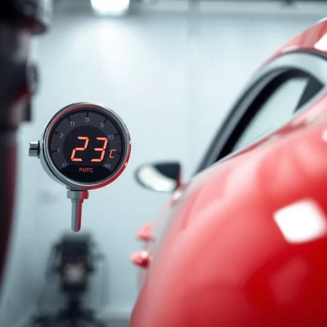 Jaka temperatura do lakierowania samochodu