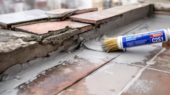 klej do płytek na balkonie