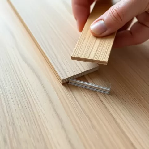 Klejenie paneli na zatrzask