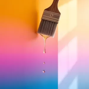 Lakier na farbe na ścianę