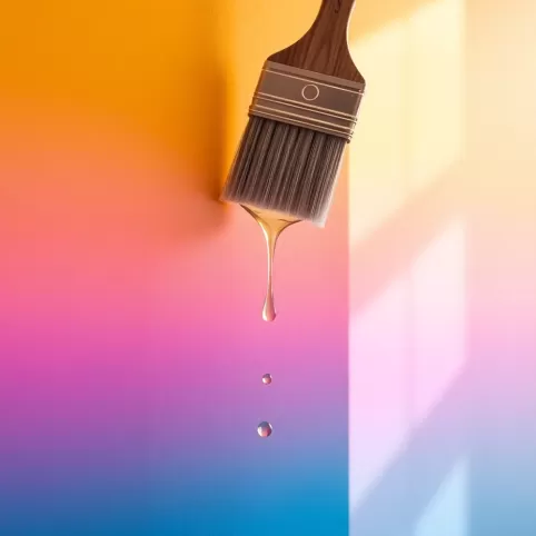 Lakier na farbe na ścianę