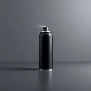 Lakier w sprayu czarny mat