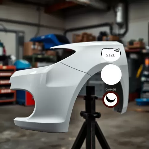 Lakierowanie elementu samochodu cennik