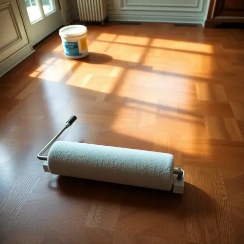 Lakierowanie parkietu na stary lakier