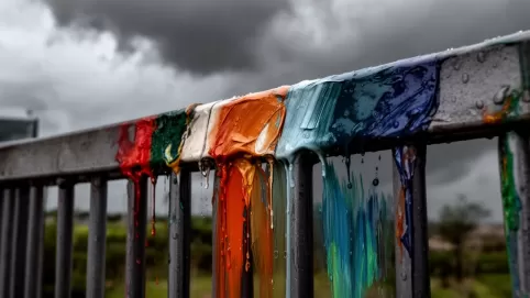 Malowanie farba olejna a deszcz