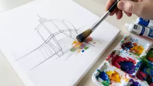 Malowanie farbami akrylowymi krok po kroku