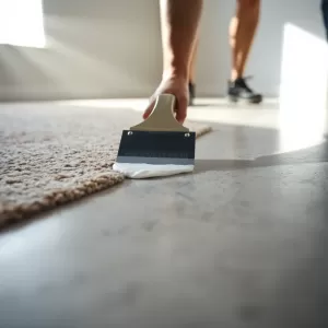 Montaż wykładziny dywanowej na klej