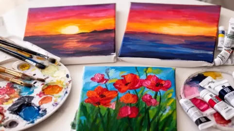 Obrazy farbami akrylowymi łatwe