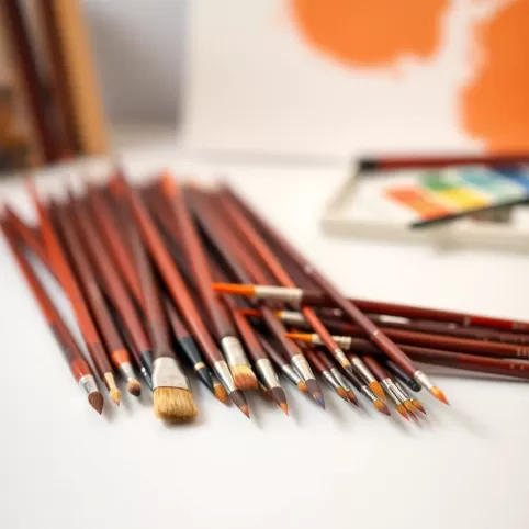 Pędzle do farb akrylowych Renesans