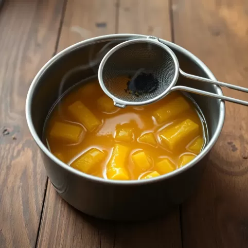 Przetapianie wosku na węzę