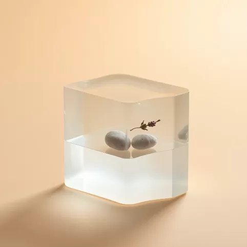 Przezroczysty wosk do świec