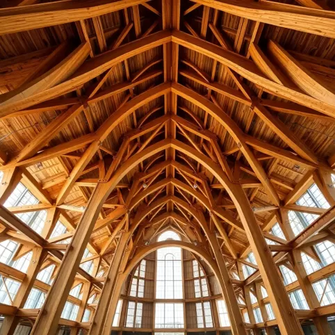 Rama z drewna klejonego