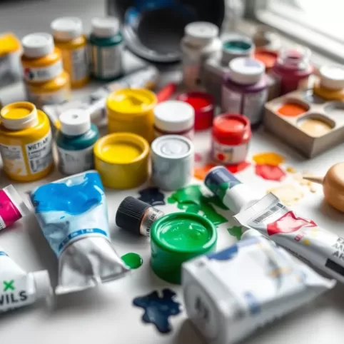 Rodzaje farb plastycznych