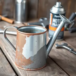 Srebrna farba do metalu w sprayu