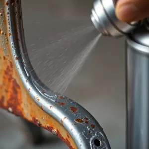 Srebrna Farba w sprayu do metalu