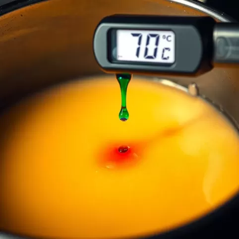 W jakiej temperaturze dodać barwnik do wosku