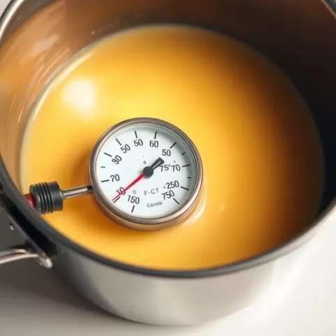 W jakiej temperaturze dodać olejek do wosku