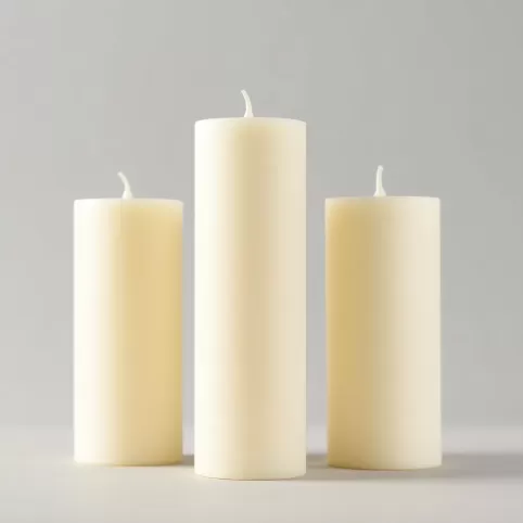 wosk sojowy kerasoy pillar  świece wolnostojące z form