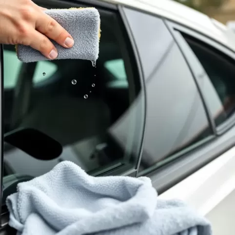 Woskowanie szyb w domu