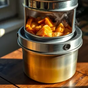 Wytapianie wosku w sokowniku