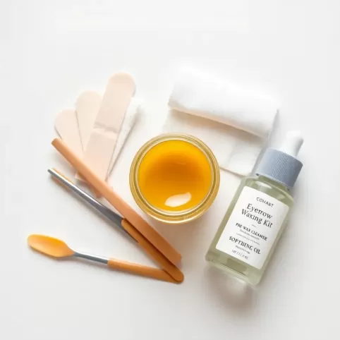 Zestaw do depilacji brwi woskiem