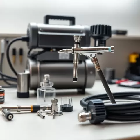 Zestaw do lakierowania z kompresorem