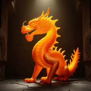 Znaczenie figur z wosku smok