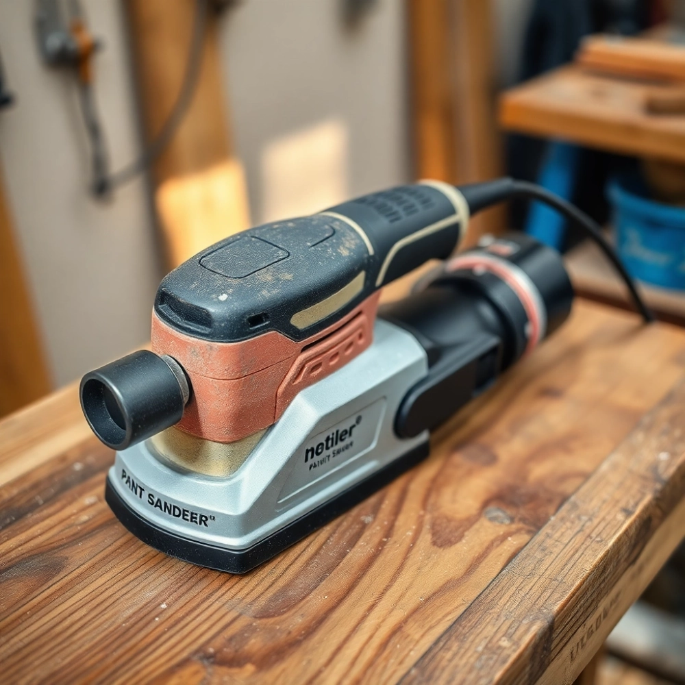 Szlifierka do usuwania farby z drewna