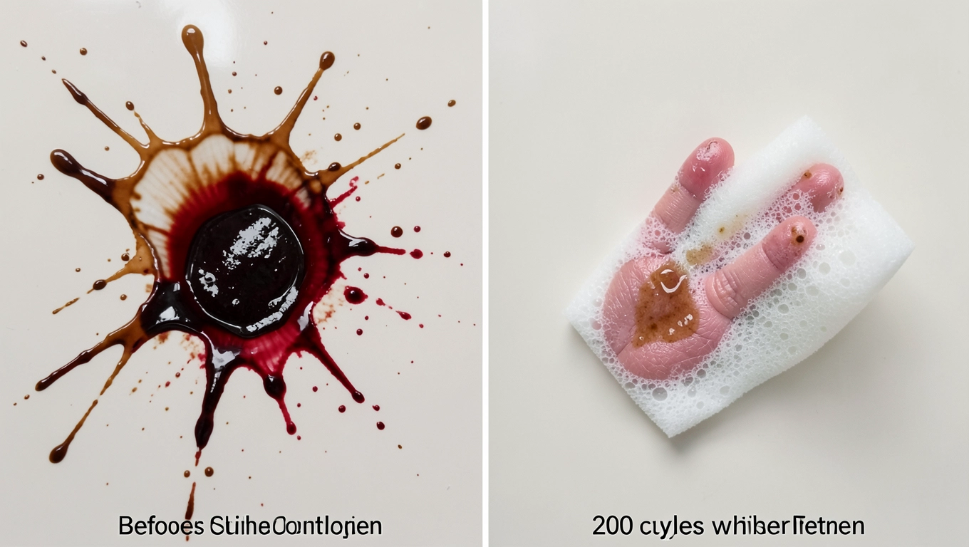 Test zmywalności farb ceramicznych