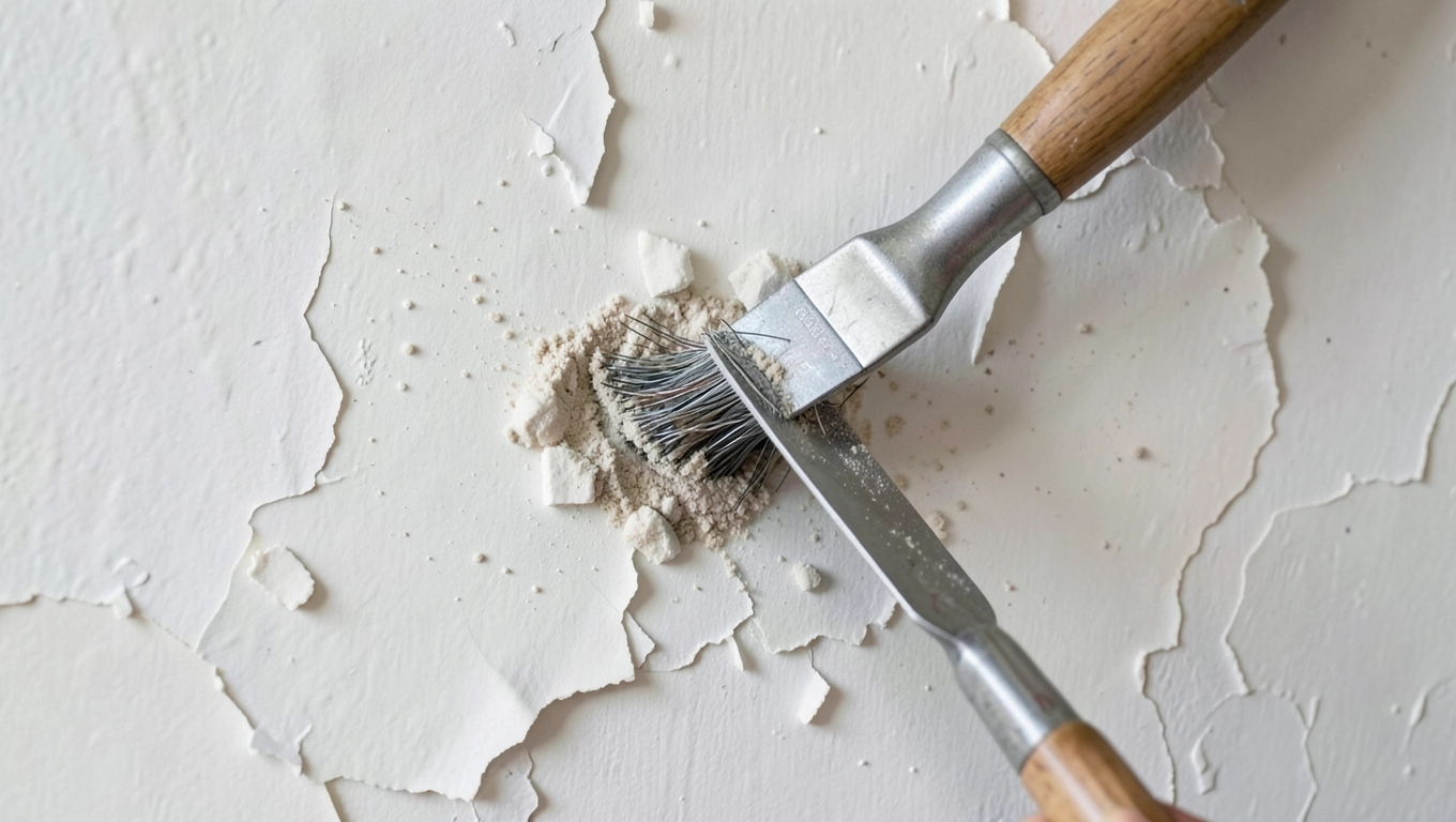 Usuwanie luźnych fragmentów przed gruntem