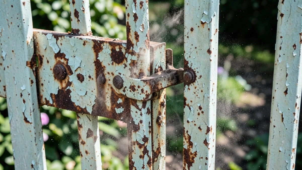 Usuwanie starej farby z metalu