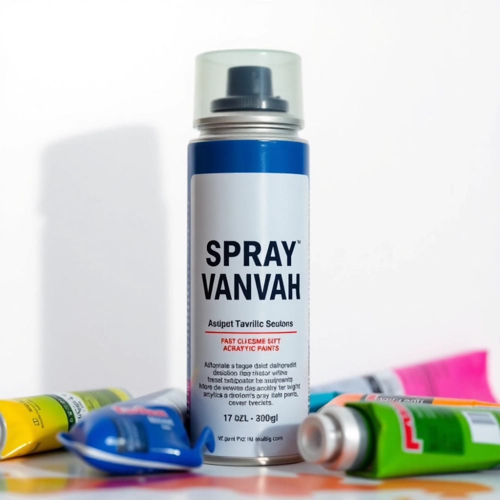 Werniks w sprayu do farb akrylowych