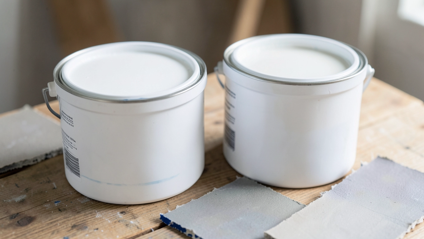 Wybór białej lateksowej farby do wnętrz