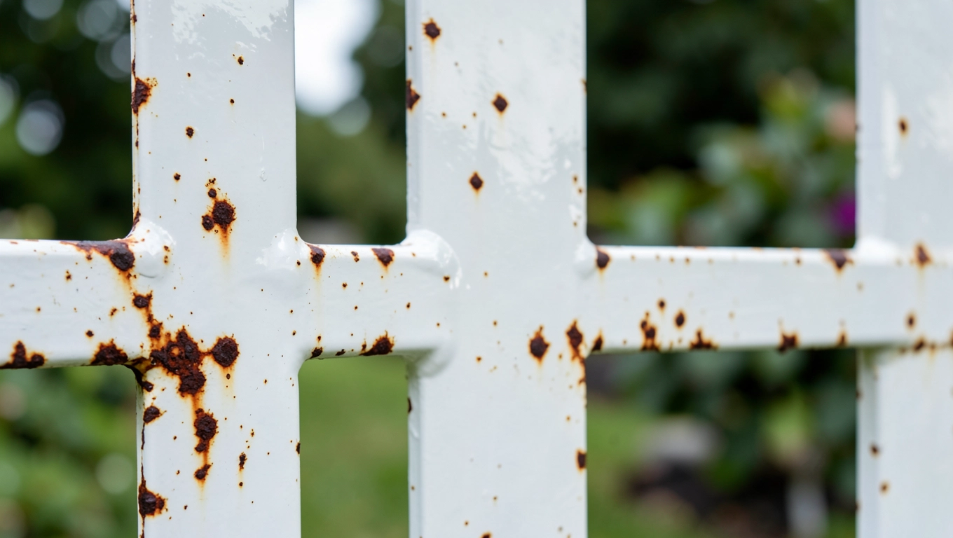 Zalety białej farby do metalu na rdzę połysk