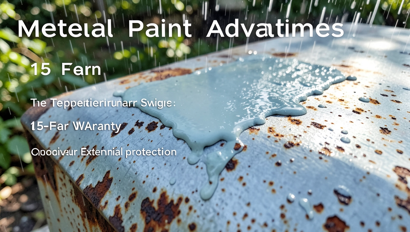 Zalety farby do metalu na zewnątrz