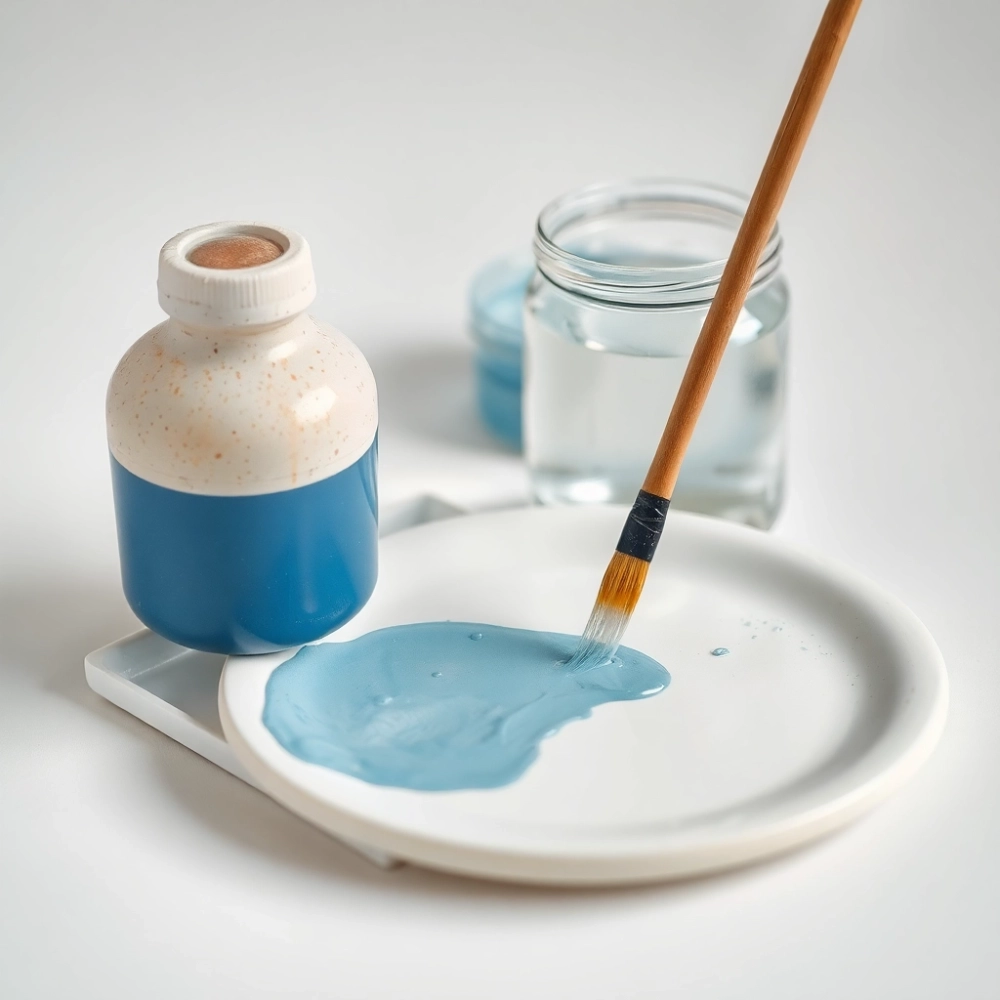 Czym rozcieńczyć farbę ceramiczną