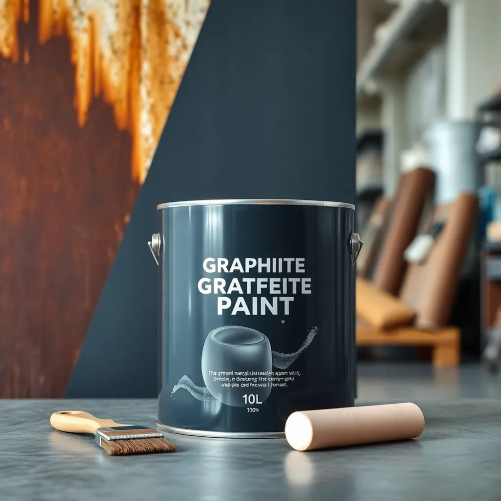 Farba grafitowa do metalu 10l
