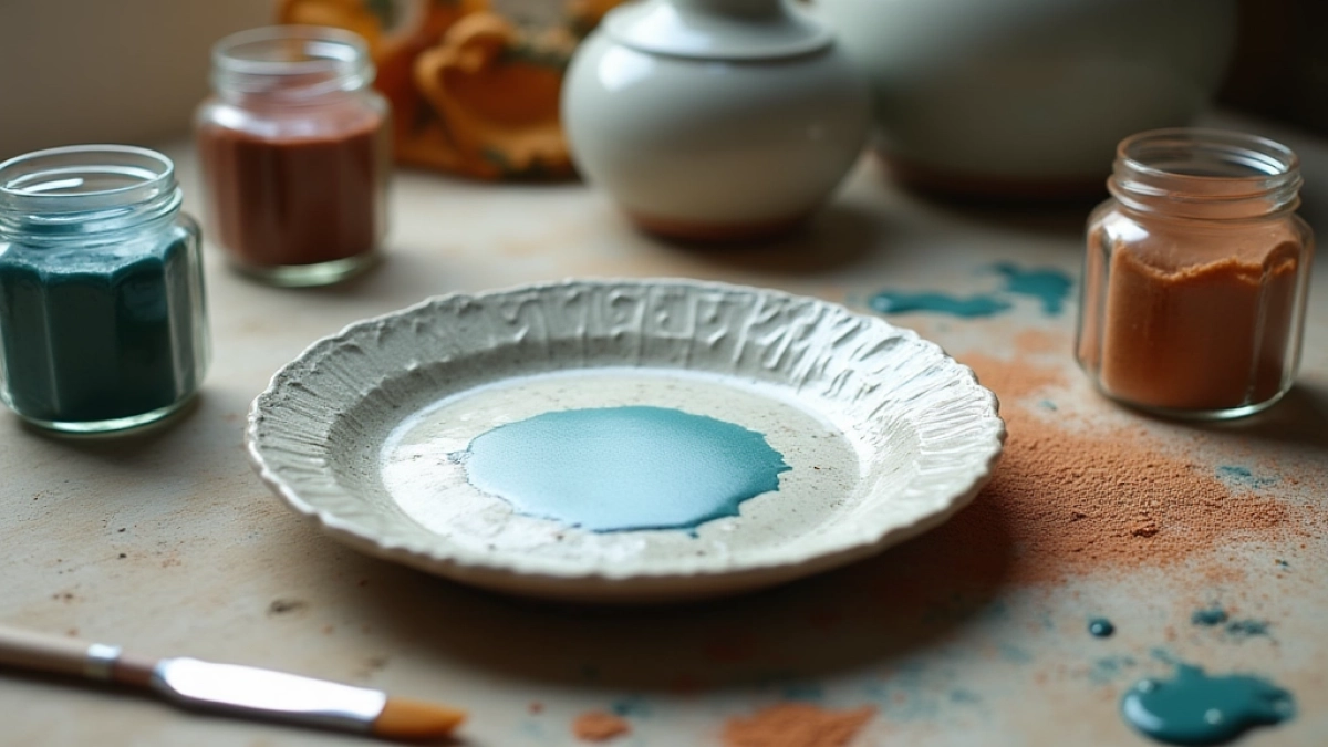 malowanie farbą ceramiczną