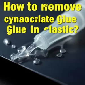 Czym usunąć klej cyjanoakrylowy z plastiku