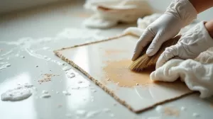 Czym zmyć farbę ceramiczną