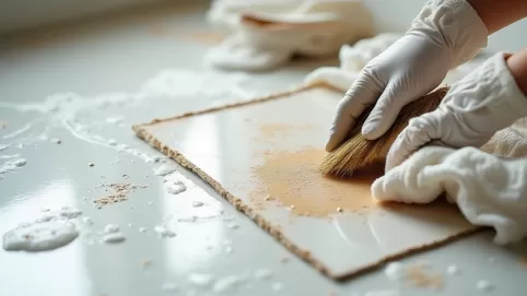 Czym zmyć farbę ceramiczną