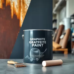 Farba grafitowa do metalu 10l