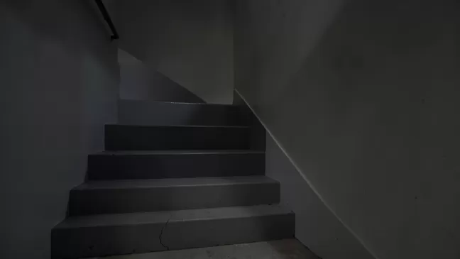 schody pomalowane farbą do betonu